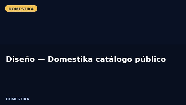 Diseño — Domestika catálogo público
